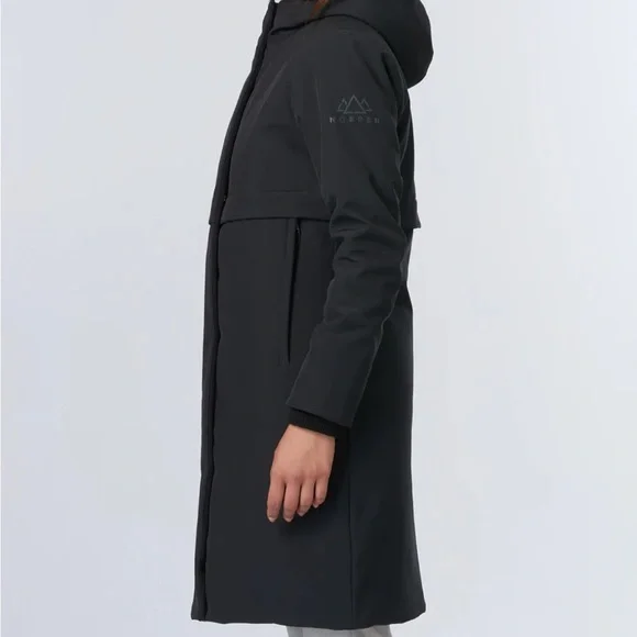Norden Inga Bonded Parka - Black - Picture 2 of 8
